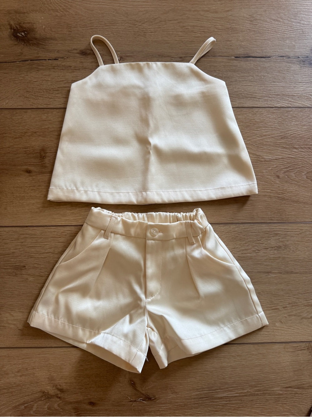 H&M Kids Matching Set in Yellow - Top & Bermudas